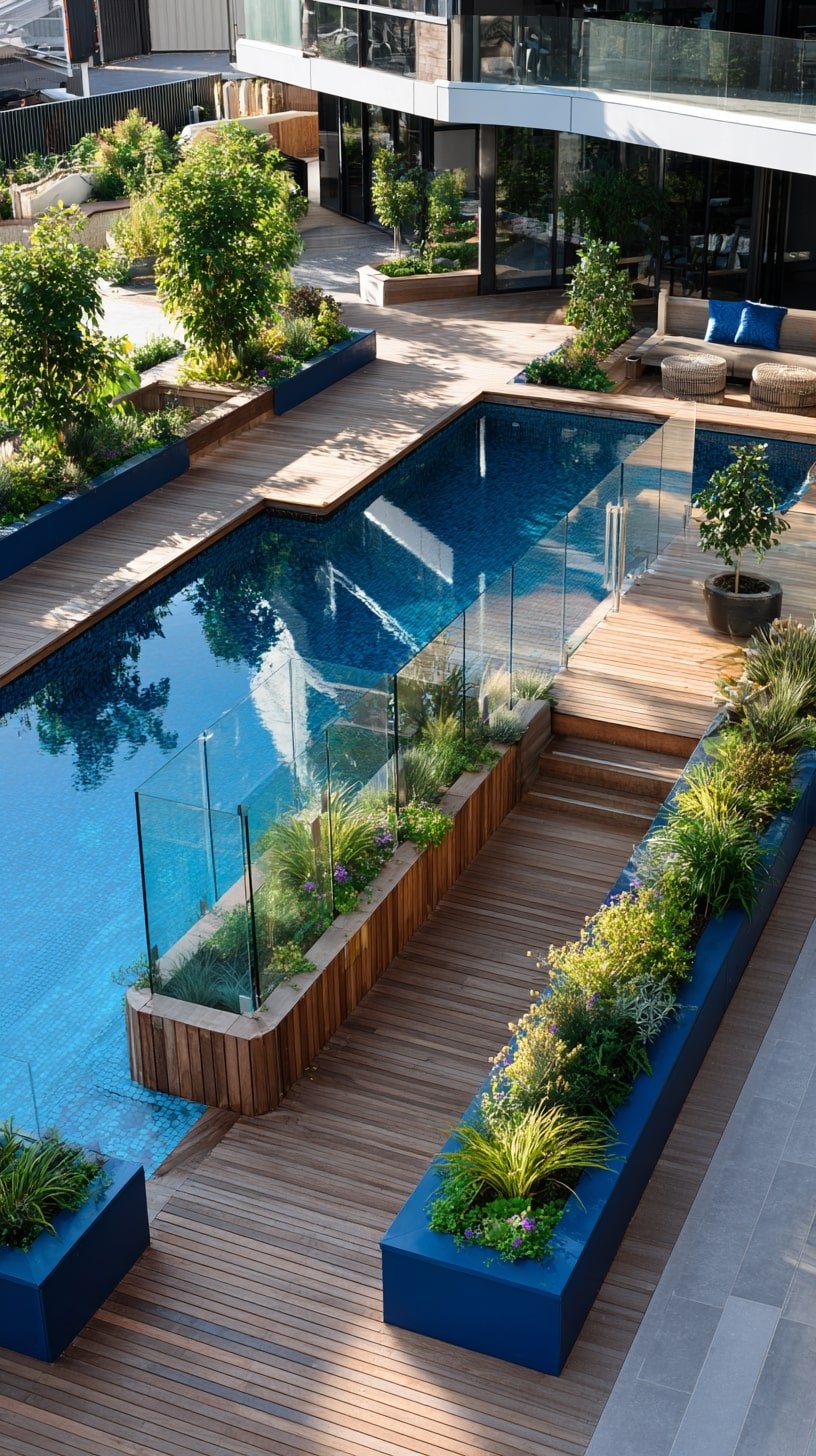 Tiered Decking and Planter Dividers