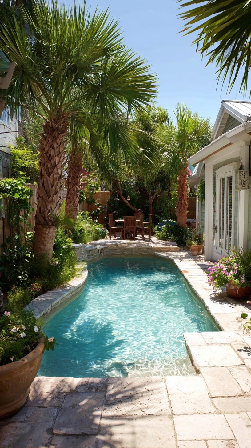 Towering Palms for Tropical Drama