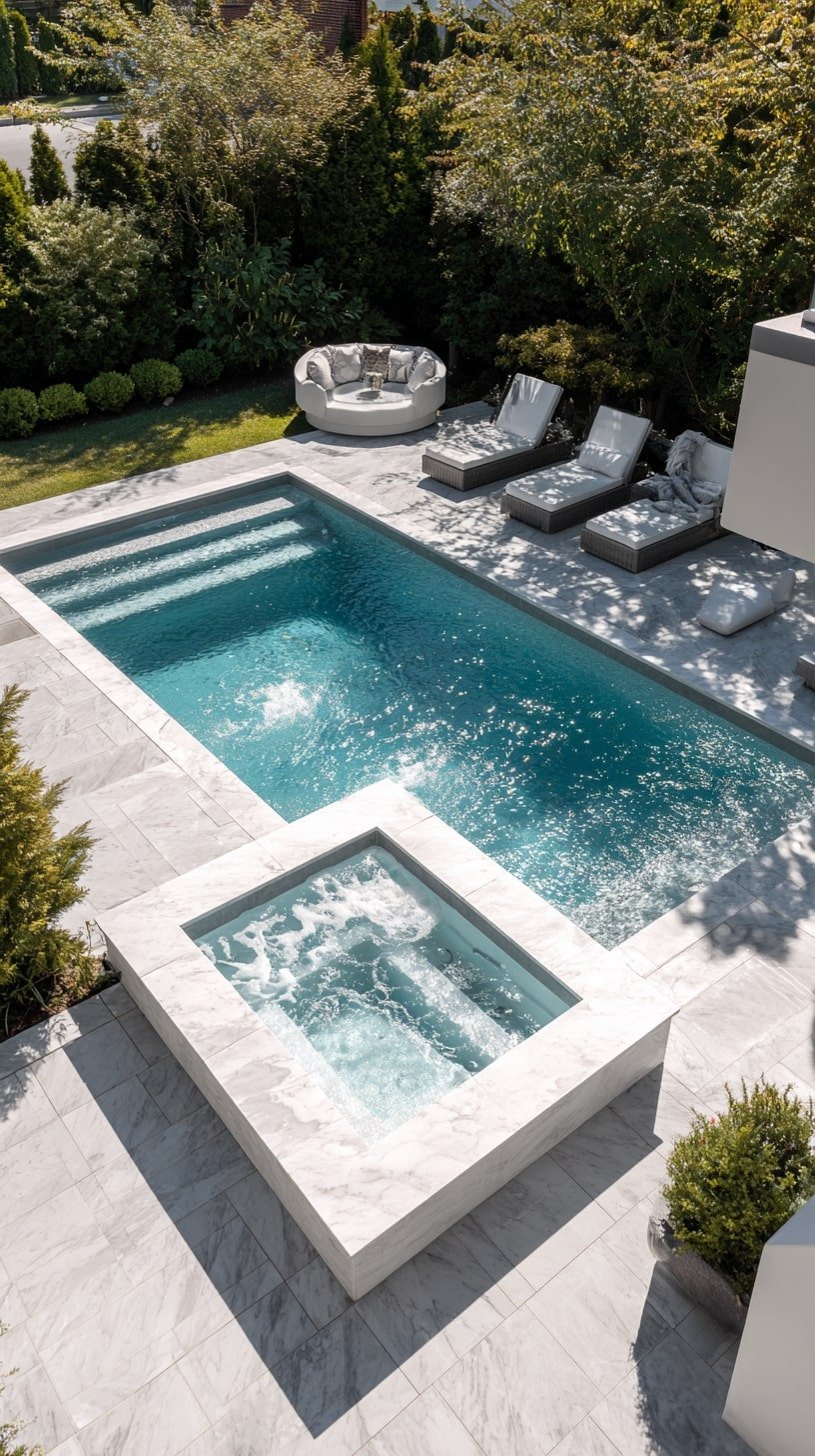 Built-In Sun Loungers