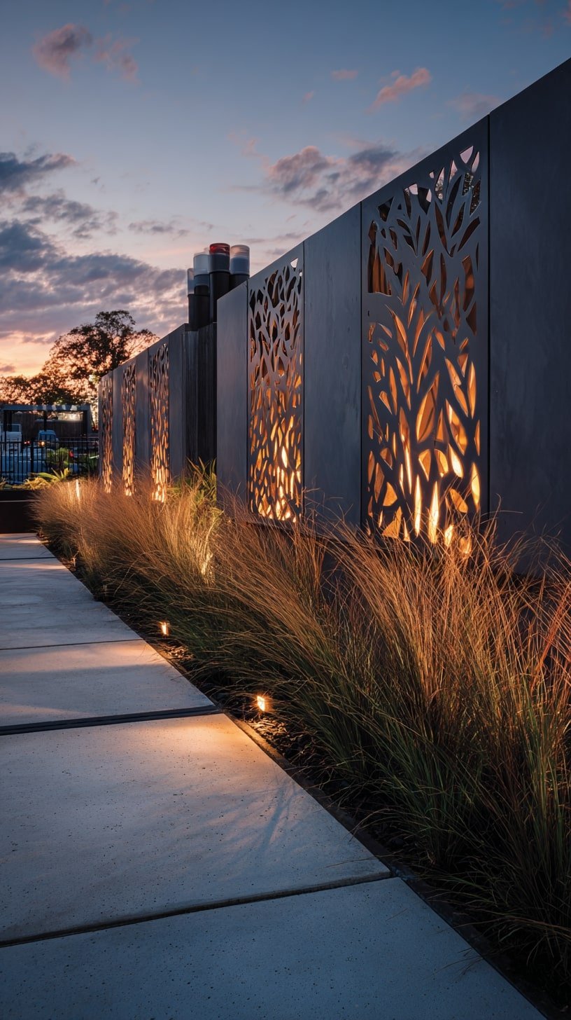 Light Up Laser-Cut Panels for Nighttime Privacy