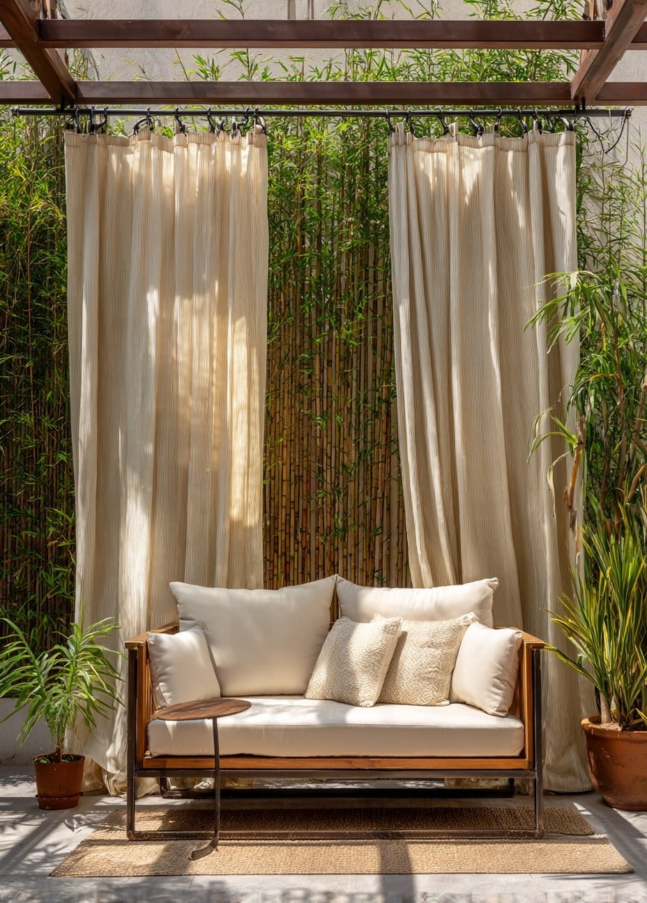 Breezy Curtains for Flexible Privacy