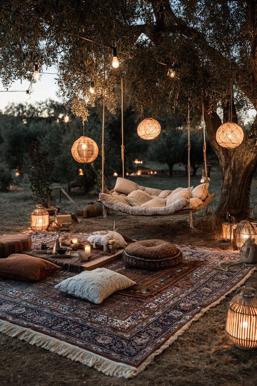  Layer Rugs and Floor Cushions for Instant Outdoor Comfort