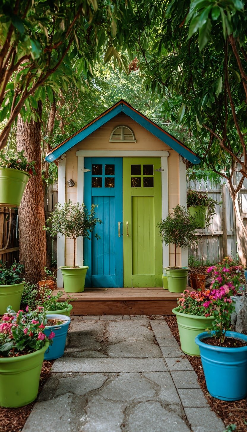 Doors in Bold Hues
