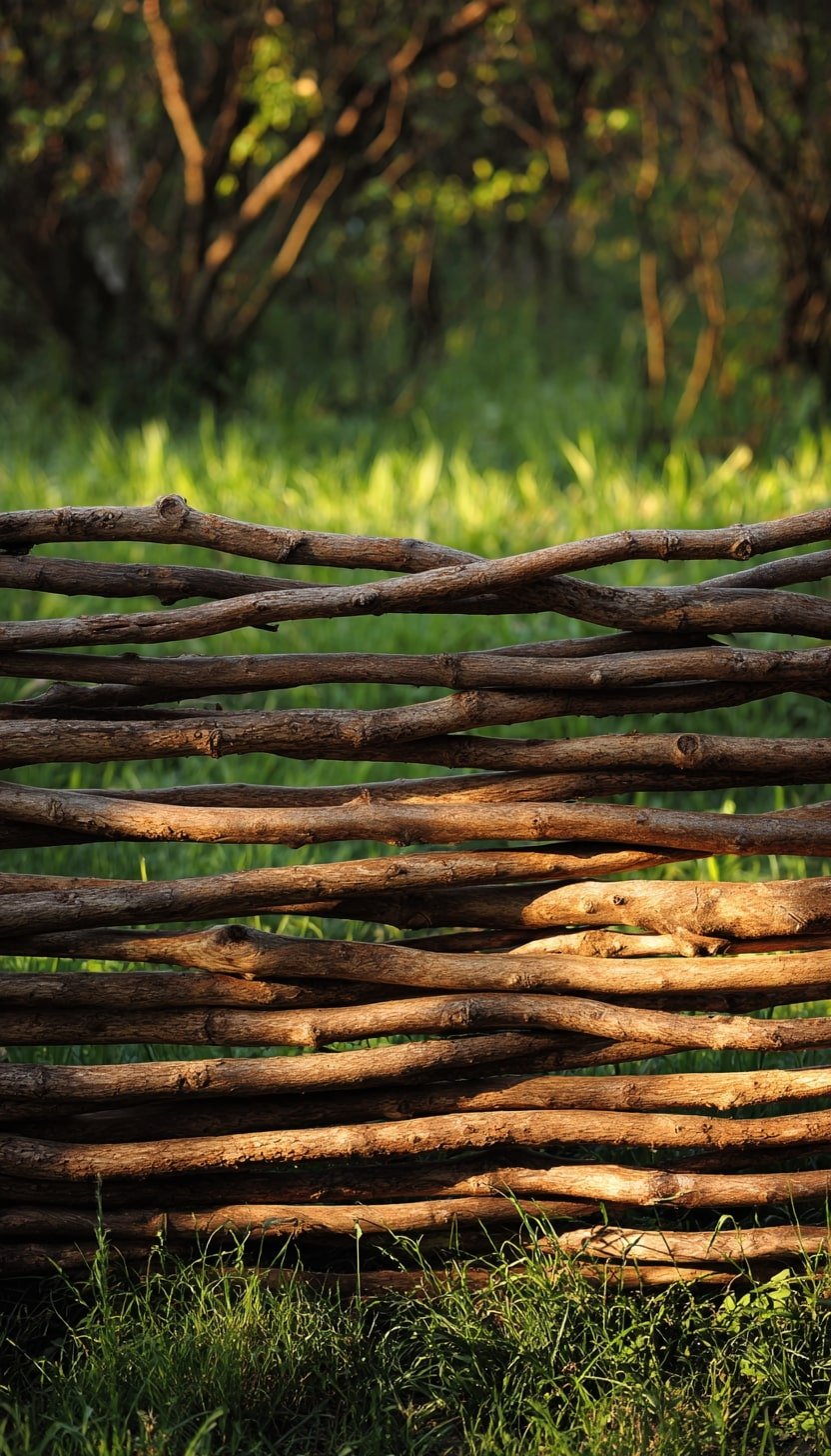 Rustic Garden Divider
