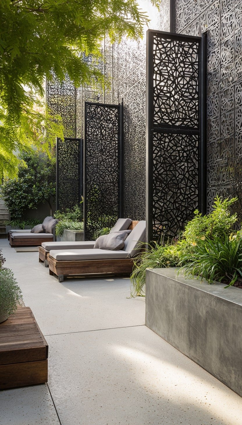 Laser-Cut Steel Panels