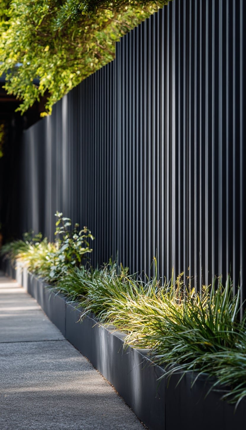 Slim Vertical Slats for Modern Privacy