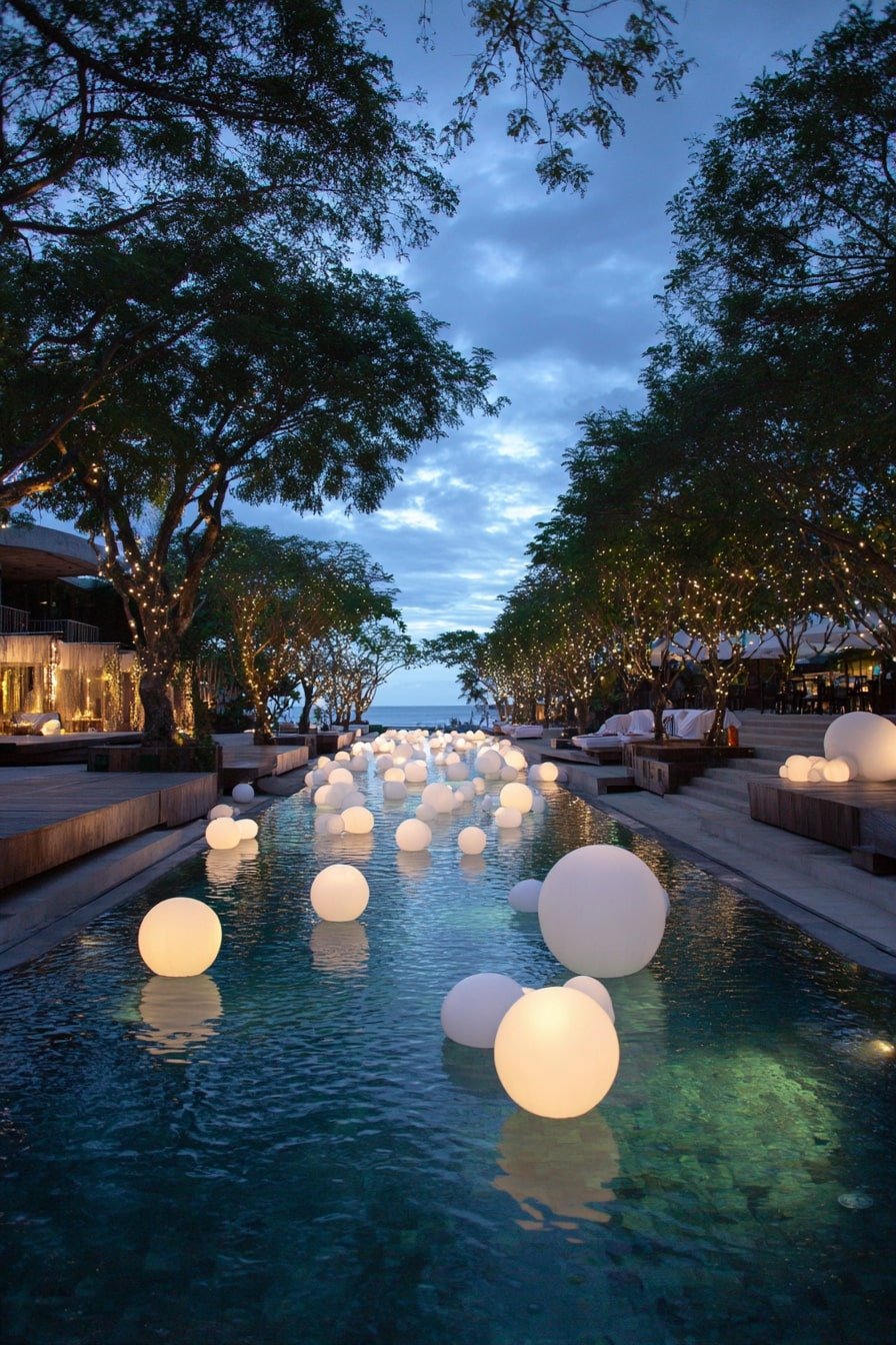  Float Glowing Orbs for Dramatic Water Lighting