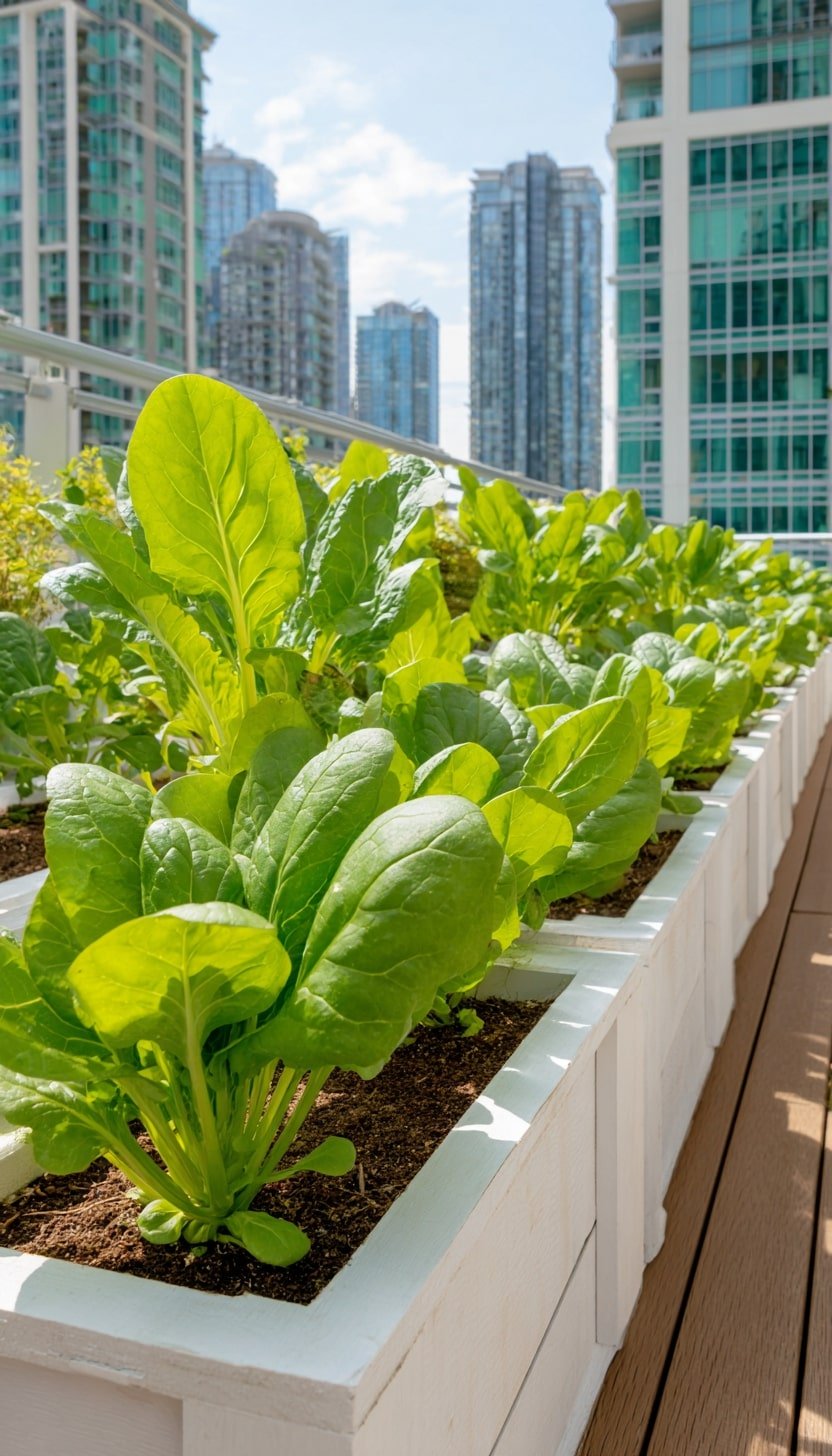Crisp White Deck Planters
