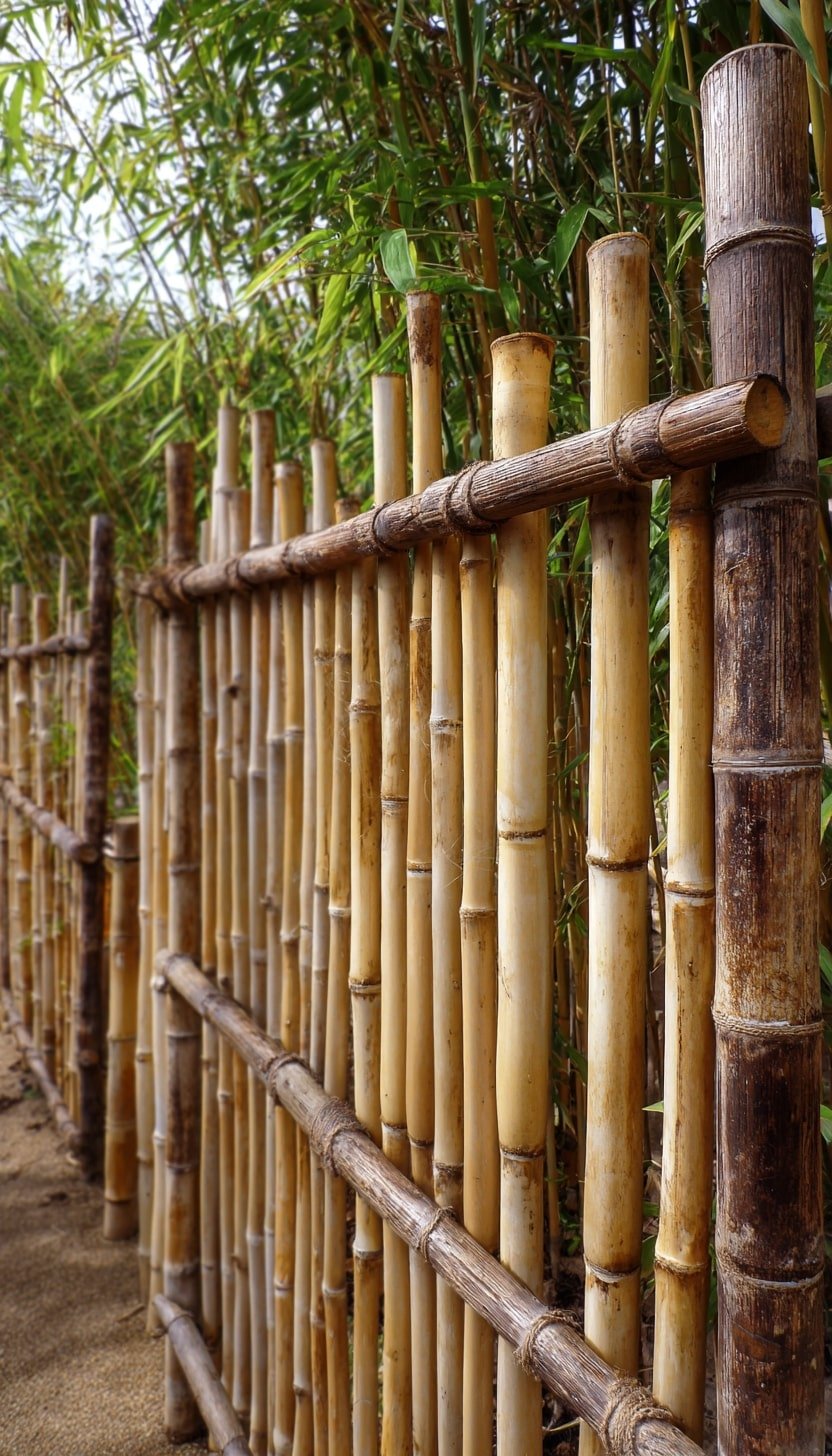 Framed Bamboo Screen